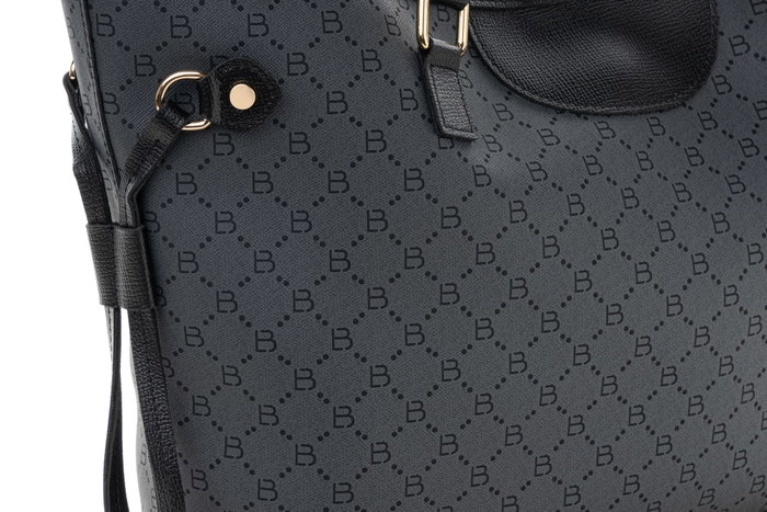 Lucky Bees 355 v2 Bolso Tote Gris y Negro